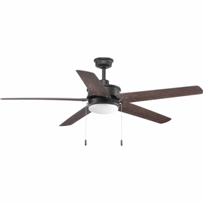 Whirl 60" Ceiling Fan Forged Black modern medium fans for everyday cooling