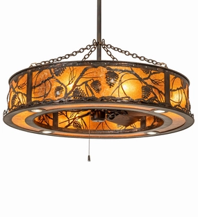 Whispering Pines 12 Light Chandel-Air small electric fans for personal cooling