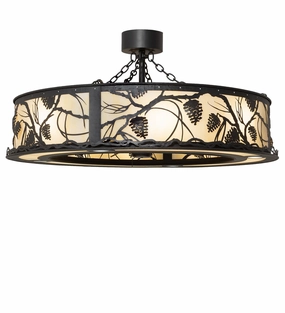 Whispering Pines 12 Light Chandel-Air decorative fandeliers with lights