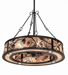 Whispering Pines 16 Light Chandel-Air decorative fandeliers with lights