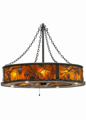 Whispering Pines 16 Light Chandel-Air decorative fandeliers with lights