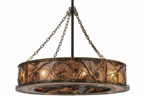 Whispering Pines 16 Light Chandel-Air decorative fandeliers with lights
