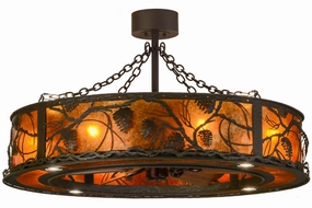 Whispering Pines 16 Light Chandel-Air decorative fandeliers with lights