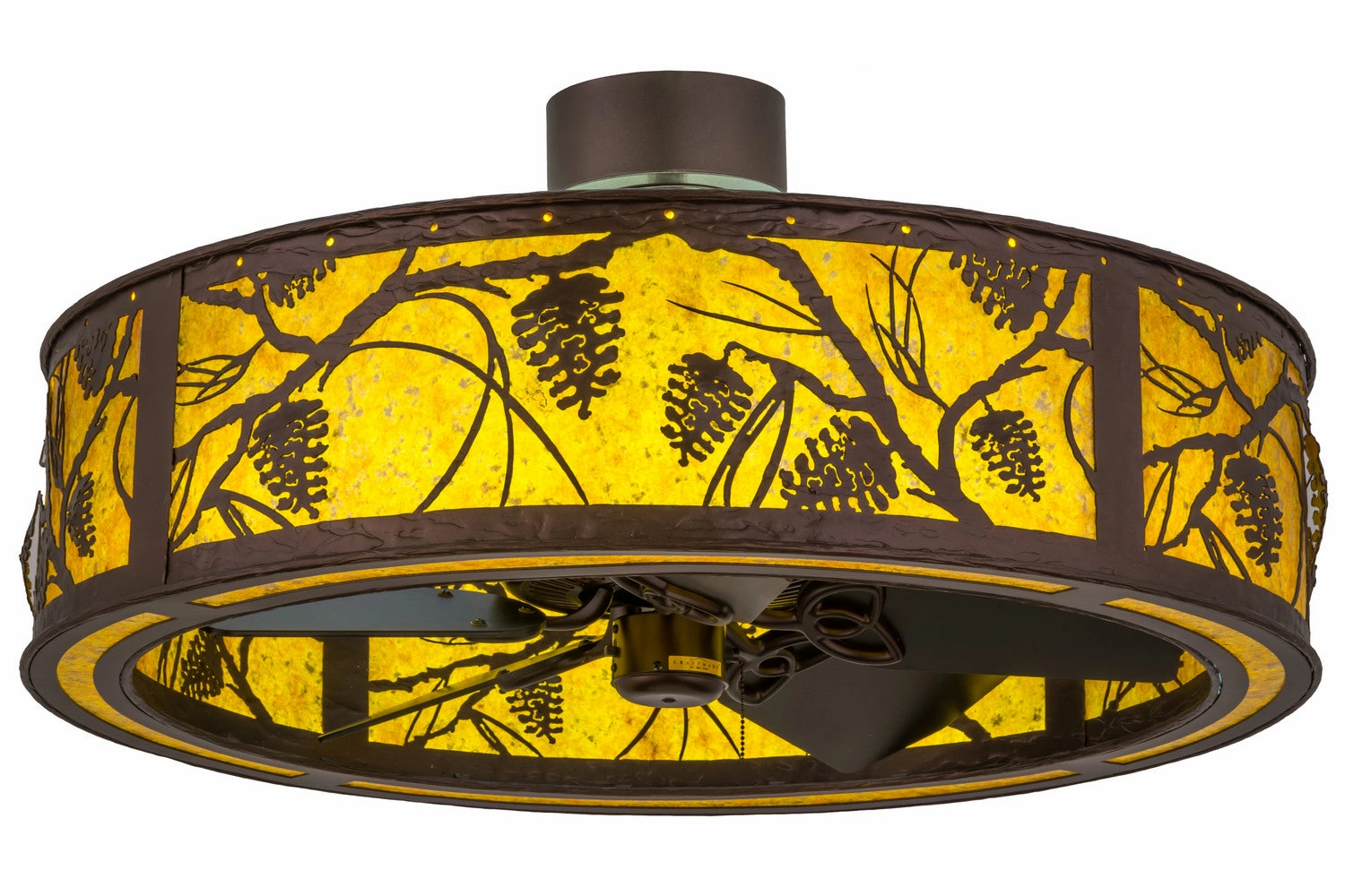 Whispering Pines LED Chandel-Air decorative fandeliers with lights
