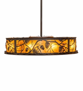 Whispering Pines LED Chandel-Air decorative fandeliers with lights