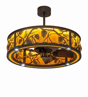 Whispering Pines LED Chandel-Air decorative fandeliers with lights