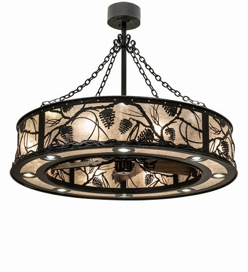Whispering Pines LED Chandel-Air decorative fandeliers with lights