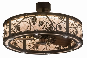 Whispering Pines LED Chandel-Air decorative fandeliers with lights