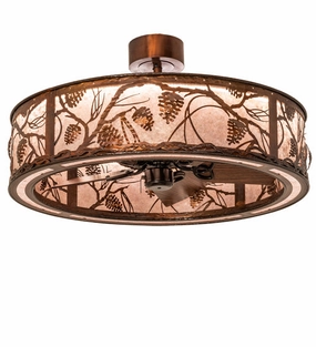 Whispering Pines LED Chandel-Air decorative fandeliers with lights