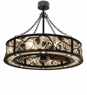 Whispering Pines LED Chandel-Air decorative fandeliers with lights