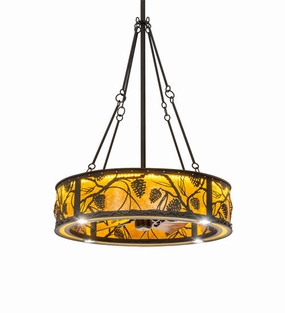 Whispering Pines LED Chandel-Air decorative fandeliers with lights