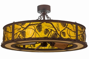 Whispering Pines LED Chandel-Air decorative fandeliers with lights