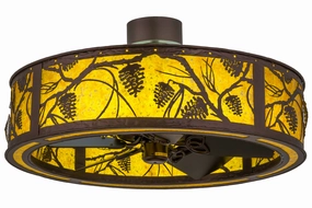 Whispering Pines LED Chandel-Air decorative fandeliers with lights