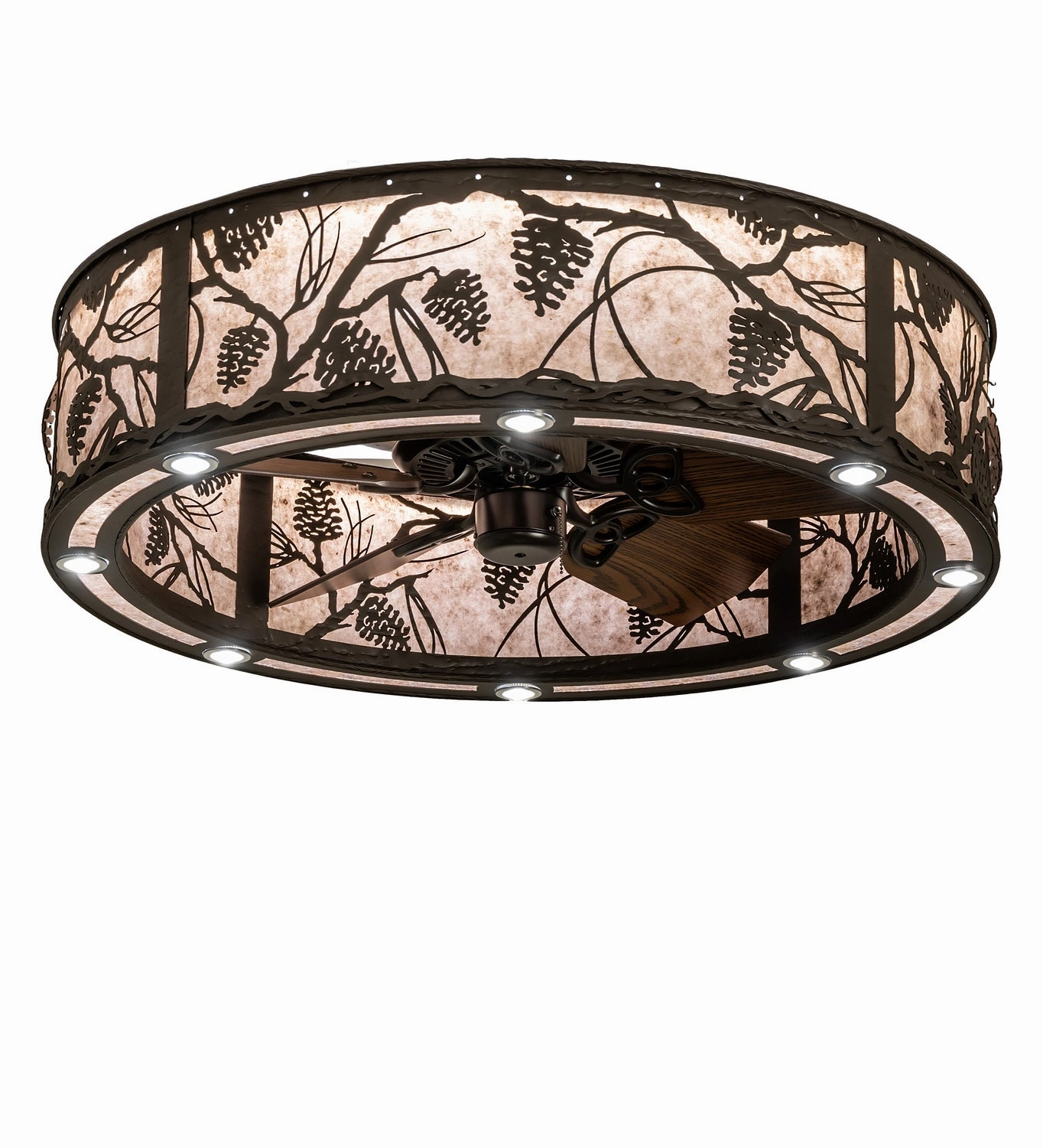 Whispering Pines LED Chandelier decorative fandeliers with lights