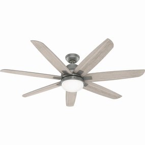 Wilder 60"Ceiling Fan Matte Silver compact medium fans for desks and counters