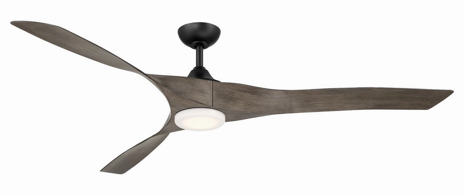 Willow XL 70"Ceiling Fan Matte Black large electric fans for spacious rooms