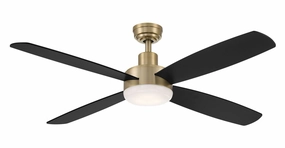 Wind River Aeris 52" Ceiling Fan CCT 17W LED with Remote Ceiling fan with adjustable speed settings