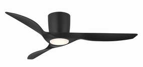 Wind River Delta 52" Smart Indoor/Outdoor 18W LED Hugger Ceiling Fan with Remote powerful indoor fans for whole-room cooling