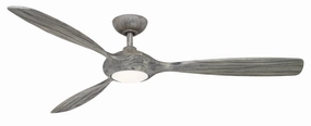 Wind River Elan 60" with 17W LED DC Ceiling Fan with Remote powerful indoor fans for whole-room cooling