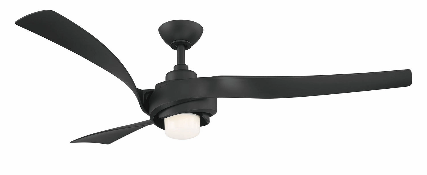 Wind River Kurve 60" Smart 17W LED Ceiling Fan with Remote Ceiling fan with adjustable speed settings