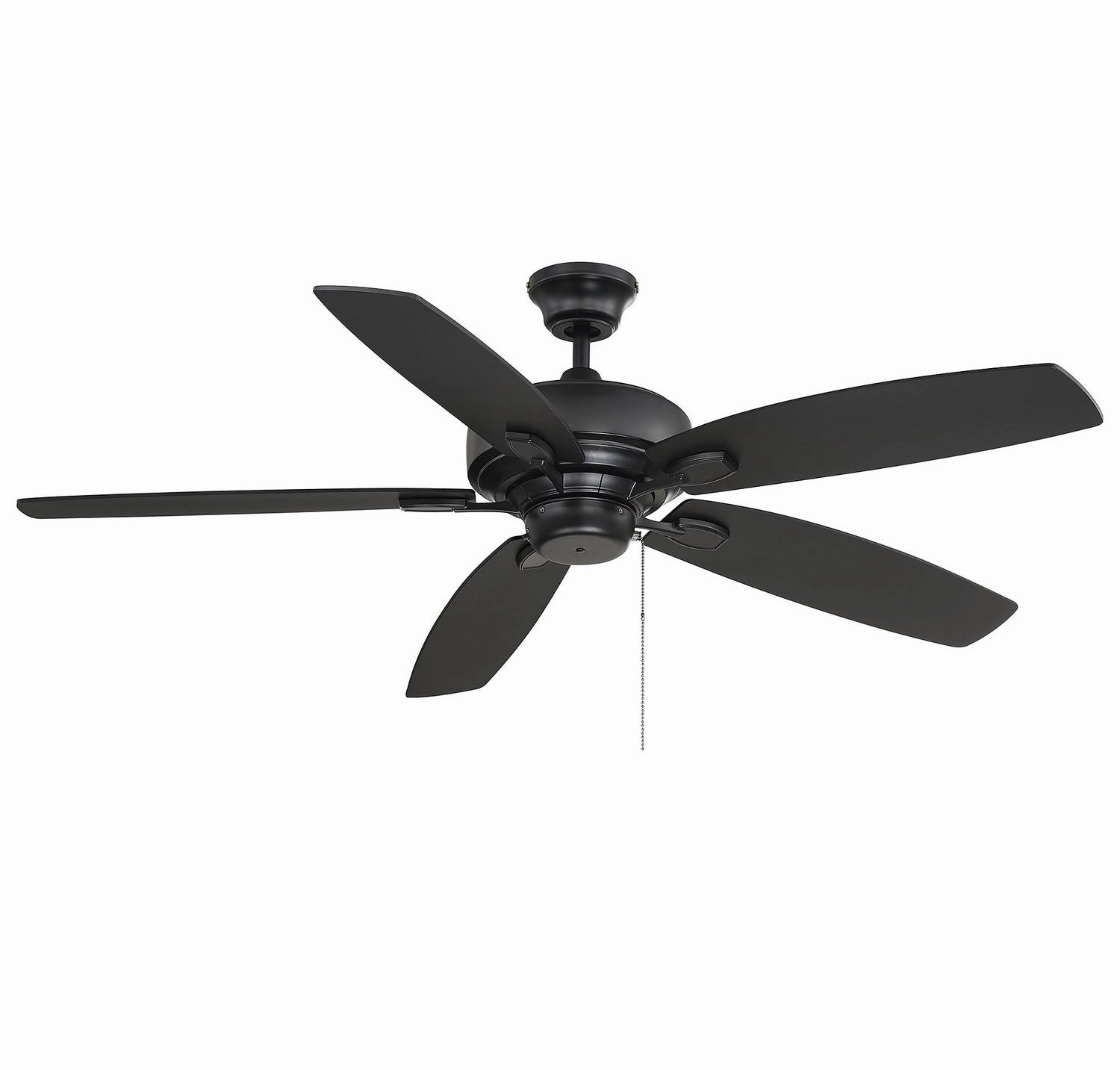 Wind Star 52" Ceiling Fan Matte Black compact medium fans for desks and counters