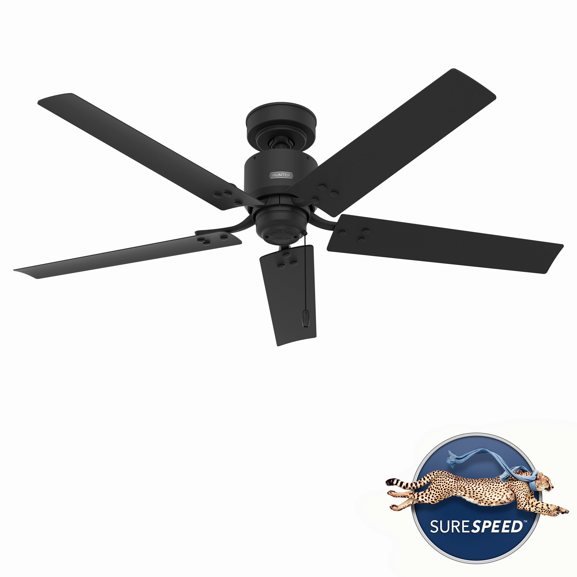 Windbound 52"Ceiling Fan Matte Black