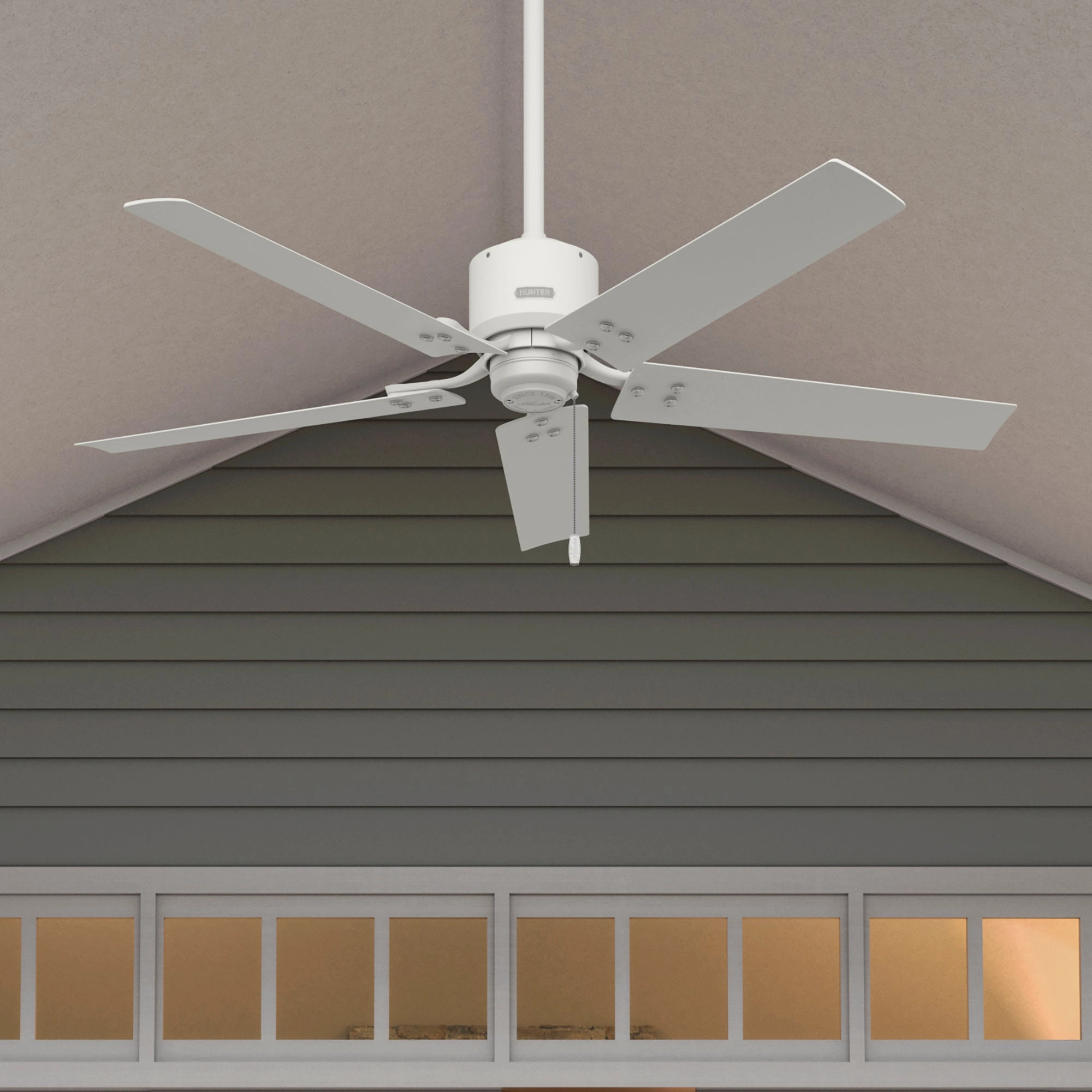 Windbound 52"Ceiling Fan Matte White