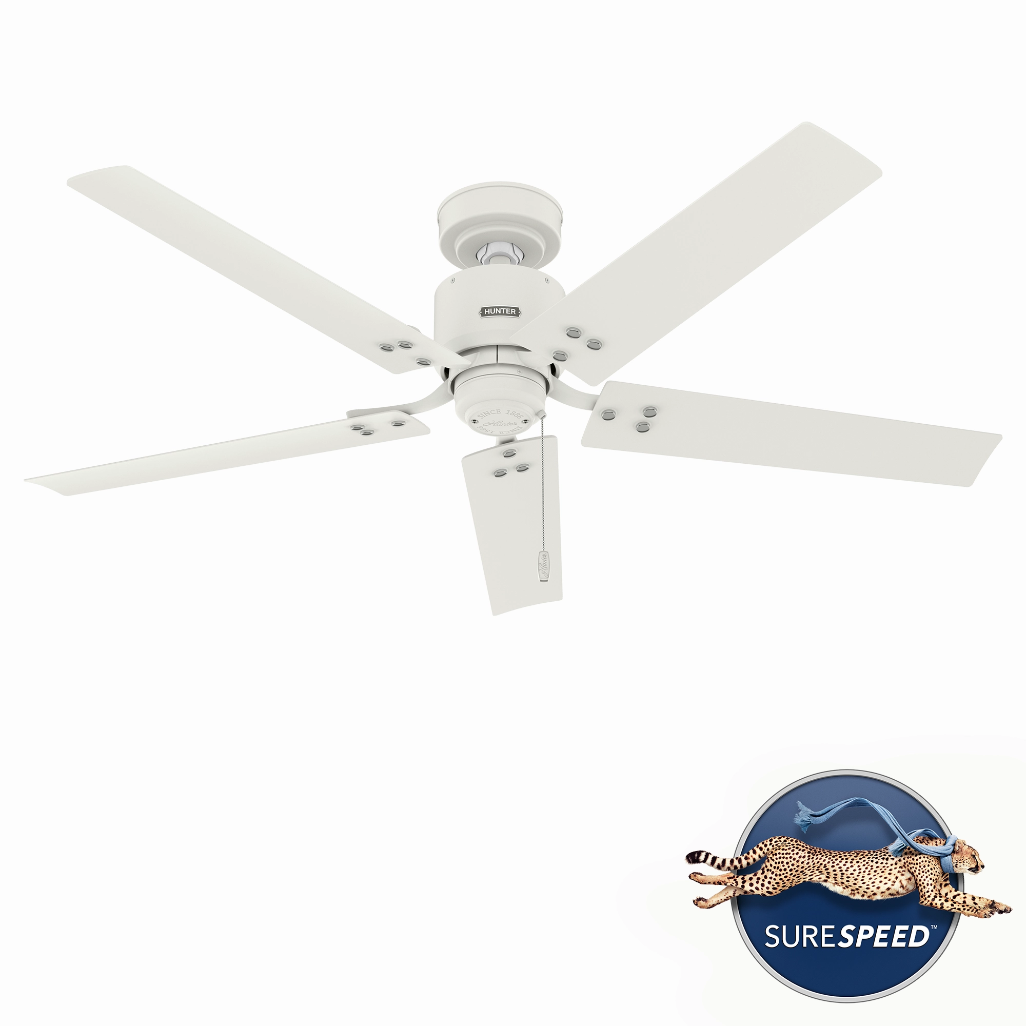 Windbound 52"Ceiling Fan Matte White