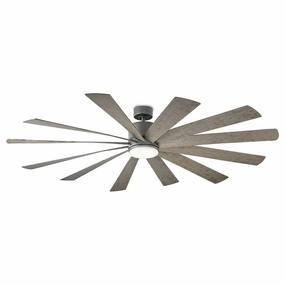 Windflower 80"Ceiling Fan Graphite/Weathered Gray large electric fans for spacious rooms