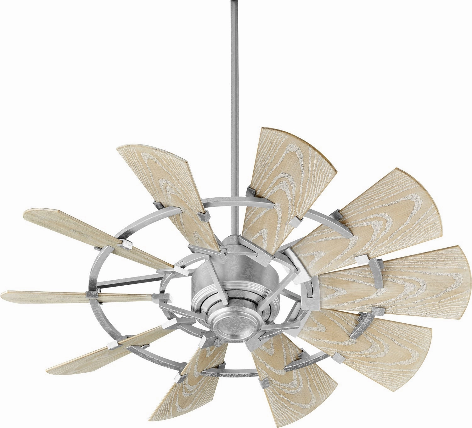 Windmill 44"Patio Fan Galvanized