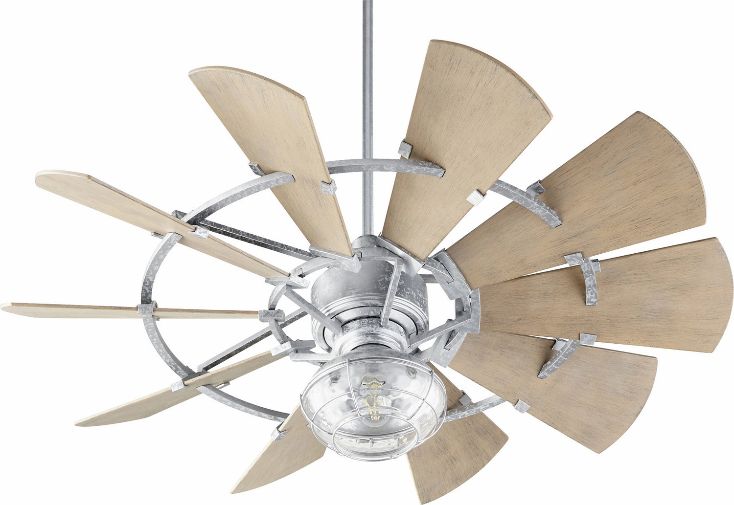 Windmill 52"Patio Fan Galvanized