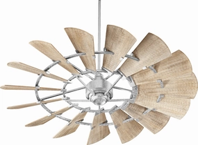 Windmill 60"Ceiling Fan Galvanized energy-efficient medium fans with remote