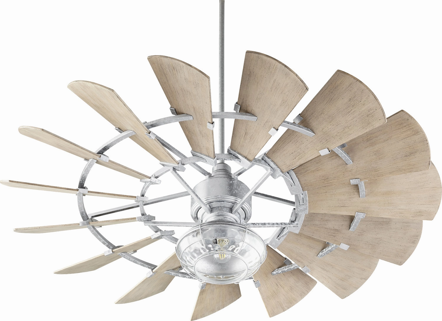Windmill 60"Patio Fan Galvanized