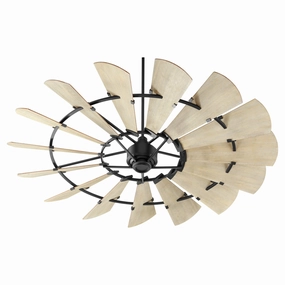 Windmill 72"Ceiling Fan Textured Black medium electric fans for multi-room use