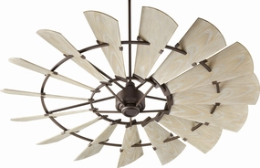 Windmill 72"Patio Fan Oiled Bronze oscillating medium fans with strong airflow