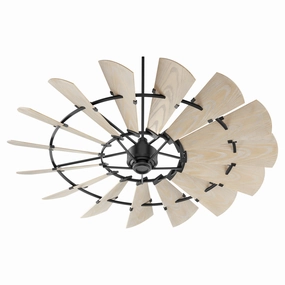 Windmill 72"Patio Fan Textured Black affordable medium fans for summer