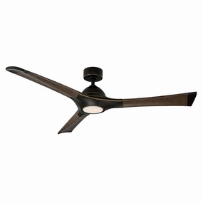 Woody 60"Ceiling Fan Bronze/Dark Walnut medium electric fans for multi-room use
