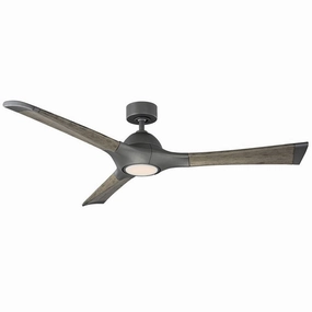 Woody 60"Ceiling Fan Graphite/Weathered Gray versatile medium fans for any space