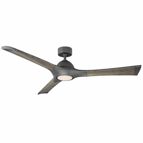 Woody 60"Ceiling Fan Graphite/Weathered Gray portable medium fans with handle design