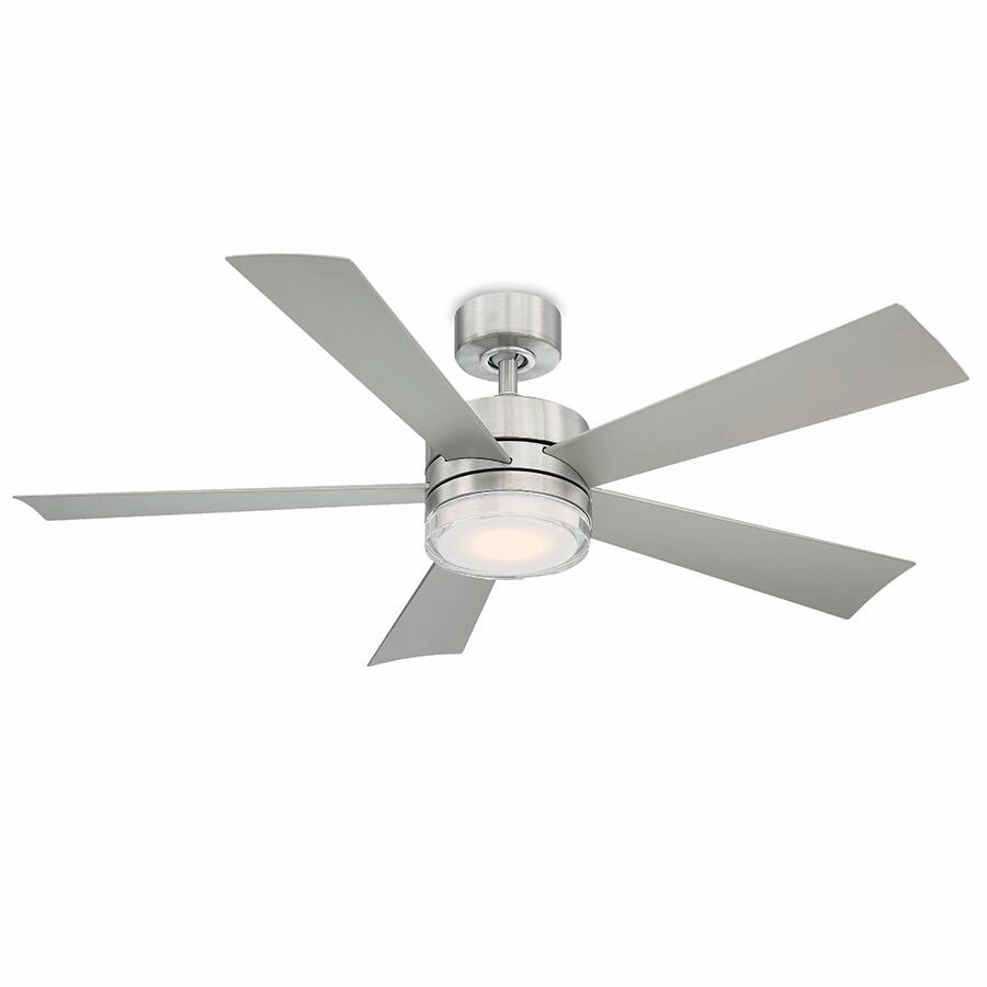 Wynd 52"Ceiling Fan Stainless Steel medium size fans for home ventilation