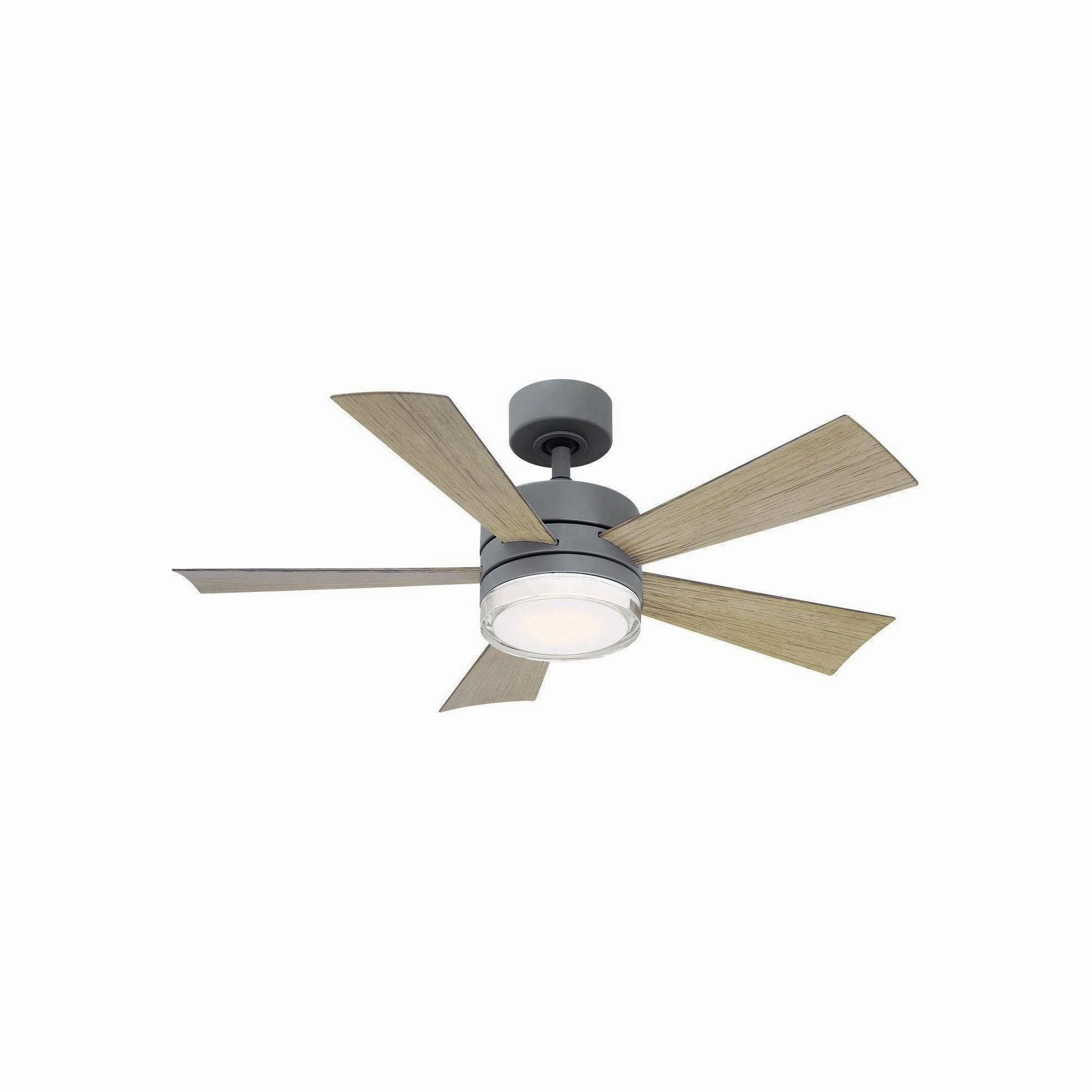 Wynd Indoor/Outdoor 5-Blade 42" Smart Ceiling Fan with LED Light Kit and Remote Control