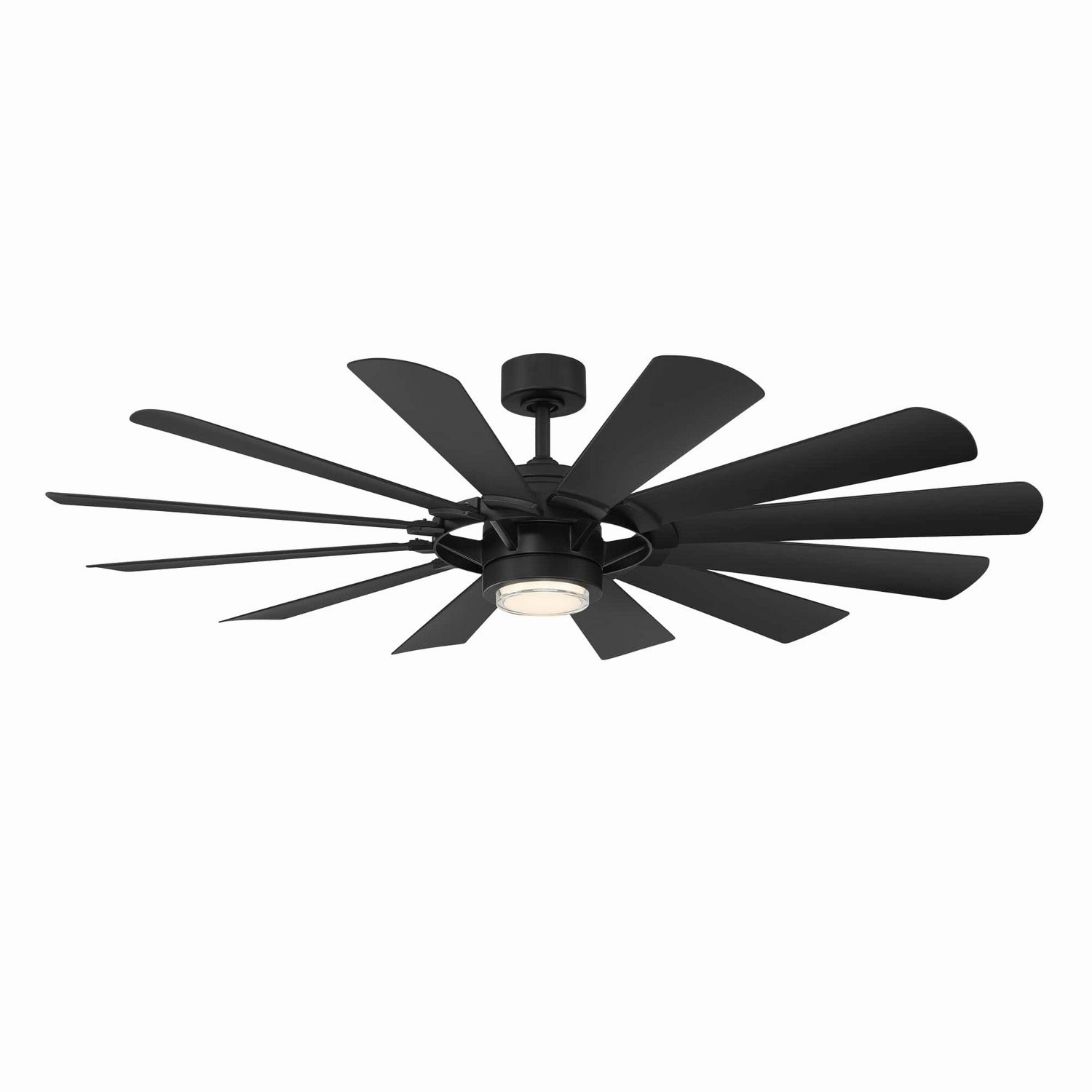 Wynd Mill 65"Ceiling Fan Matte Black portable medium fans with handle design