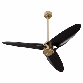 Xega 60"Ceiling Fan Aged Brass stylish medium fans for contemporary homes