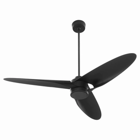 Xega 60"Ceiling Fan Black compact medium fans for desks and counters