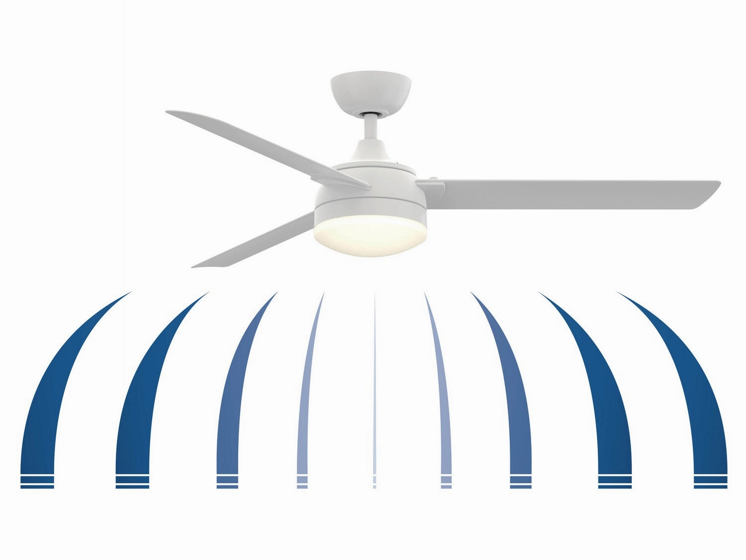 Xeno Wet 56"Ceiling Fan Matte White