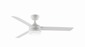 Xeno Wet 56"Ceiling Fan Matte White medium size fans for home ventilation