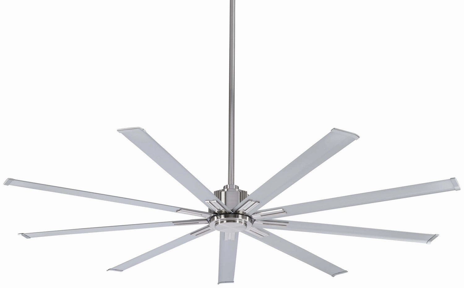 Xtreme 72"Ceiling Fan Brushed Nickel energy-efficient medium fans with remote