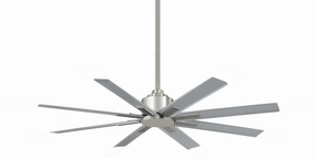 Xtreme H20 52" 52" Ceiling Fan Brushed Nickel Wet oscillating medium fans with strong airflow