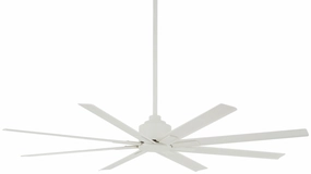 Xtreme H2O 65" 65" Ceiling Fan Flat White medium size fans for home ventilation