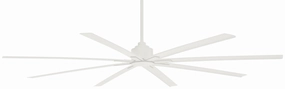 Xtreme H2O 84" 84"Outdoor Ceiling Fan Flat White large electric fans for spacious rooms